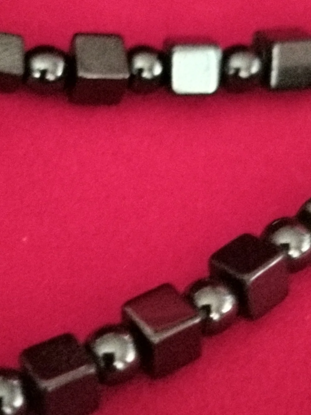 Black Market Minerals Hematite Beaded 18-in Necklace